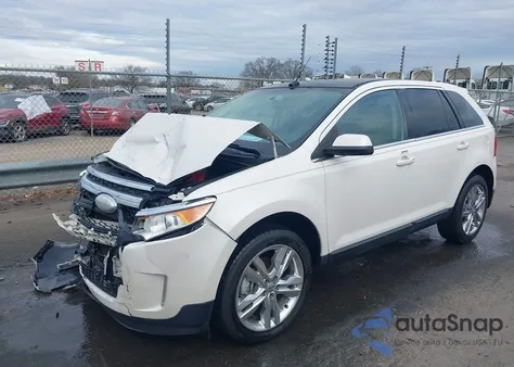 2013 Ford Edge Limited z USA, uszkodzony, nr VIN 2FMDK3KC4DBE36449